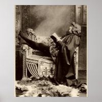Sarah Bernhardt (1844-1923) as Hamlet in the 1899
