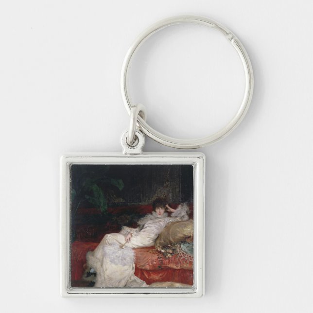 Sarah Bernhardt  1876 Key Ring (Front)