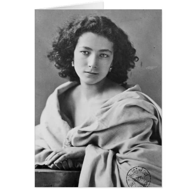 Sarah Bernhardt  in costume, c.1860 (Front)