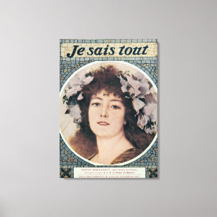 Sarah Bernhardt  in Gismonda Canvas Print