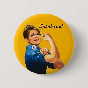 Sarah Can! 6 Cm Round Badge