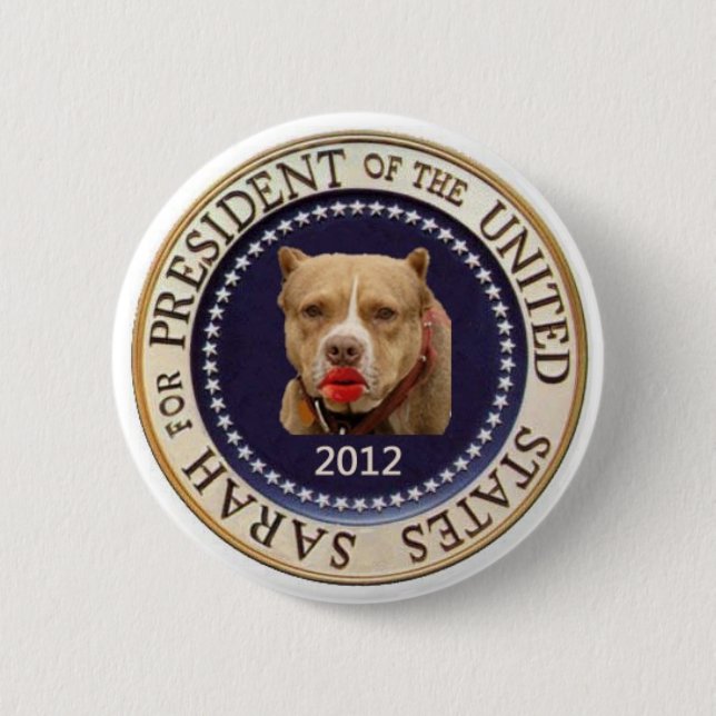 Sarah For President 2012 button (Front)