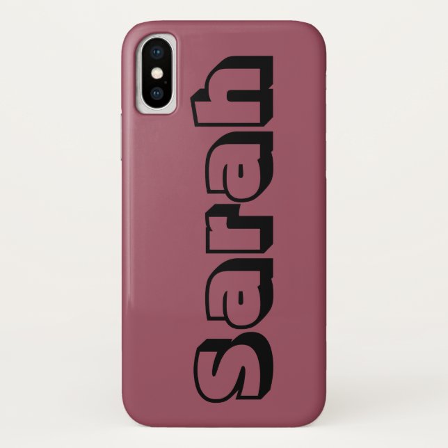 Sarah from Orphan Black, open font Case-Mate iPhone Case (Back)