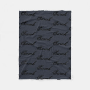 Sarah from Orphan Black,rustic script pattern Fleece Blanket