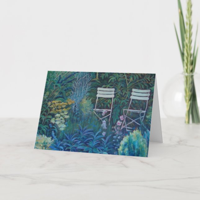 Sarah' Garden by Bev James Card (Front)