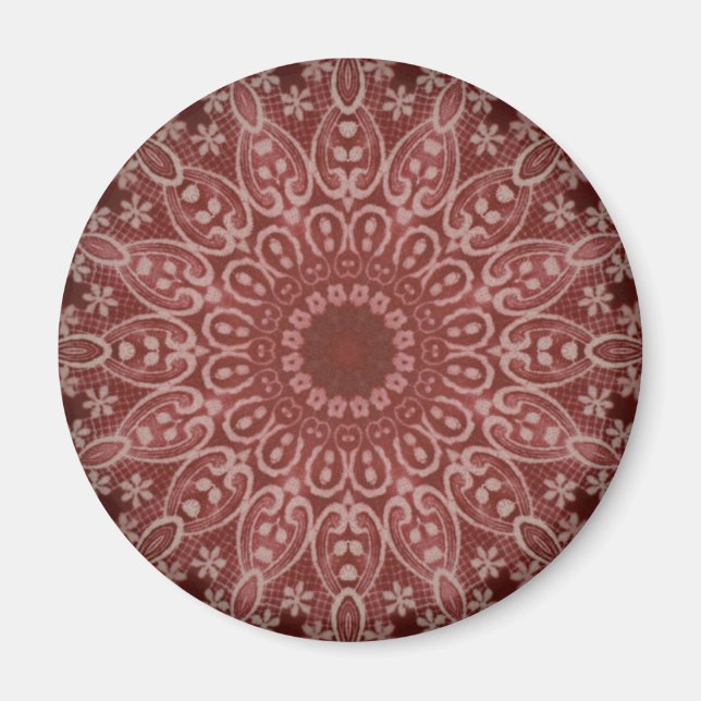 Sarah Lace Mandala Magnet (Front)