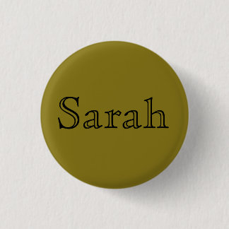 Sarah, name from Orphan Black,open font 3 Cm Round Badge