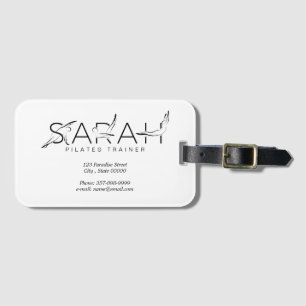 SARAH Name Pilates Instructor Luggage Tag