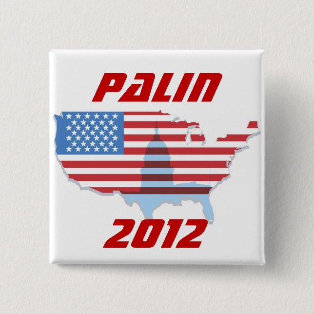 Sarah Palin 2012 Button (Front)