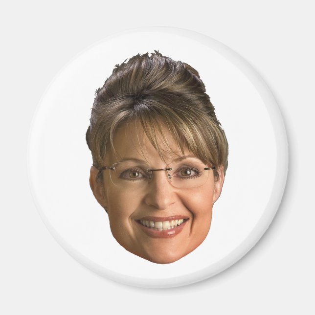 sarah palin head magnet (Front)