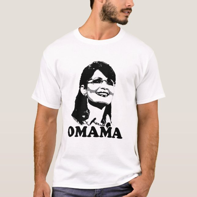 Sarah Palin Omama One Colour T-shirt (Front)