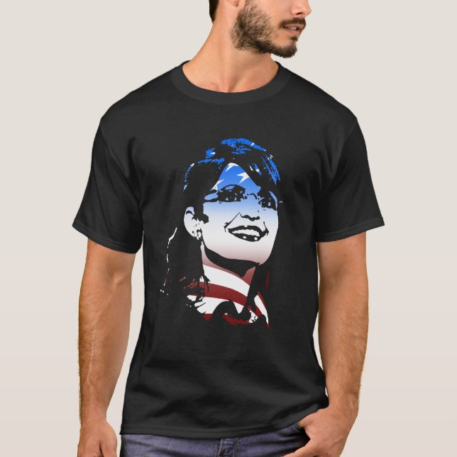 Sarah Palin stars and stripes T-Shirt (Front)