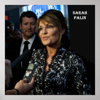 Sarah Palin With Husband Todd Poster