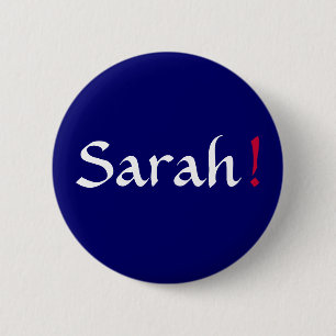Sarah! Political Button