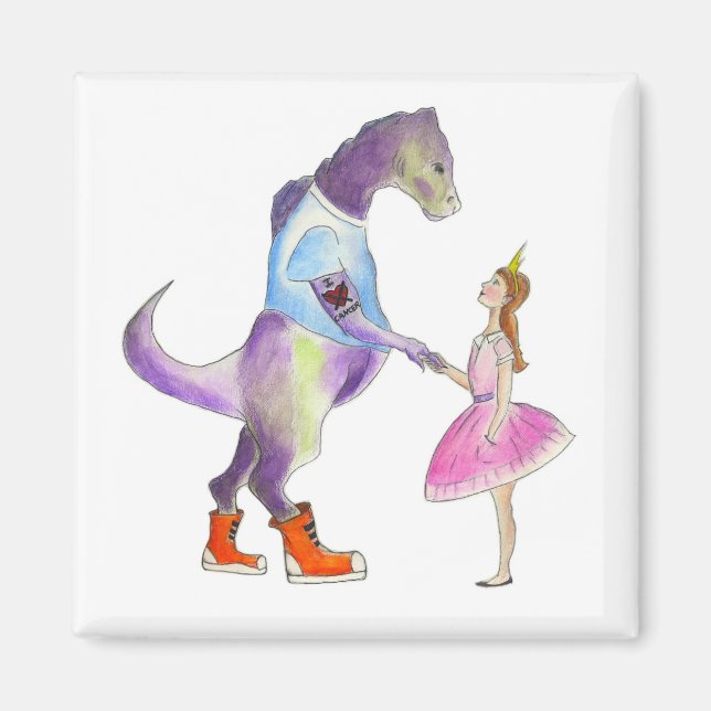 Sarah & The Dinosaur Magnet (Front)