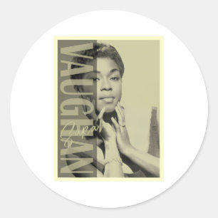 Sarah Vaughan Classic Round Sticker