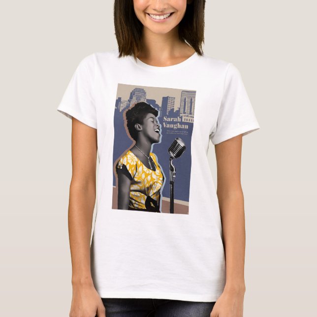 Sarah Vaughan T-Shirt (Front)