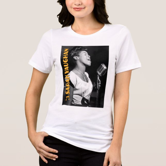 Sarah Vaughan Tri-Blend Shirt (Front)