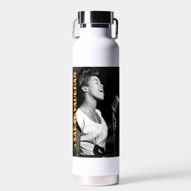 Sarah Vaughan Water Bottle (Front)