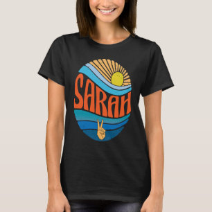 Sarah  Vintage Sunset Sarah Groovy Tie Dye T-Shirt