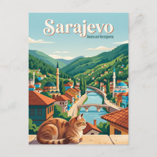 Sarajevo Bosnia and Herzegovina Postcard