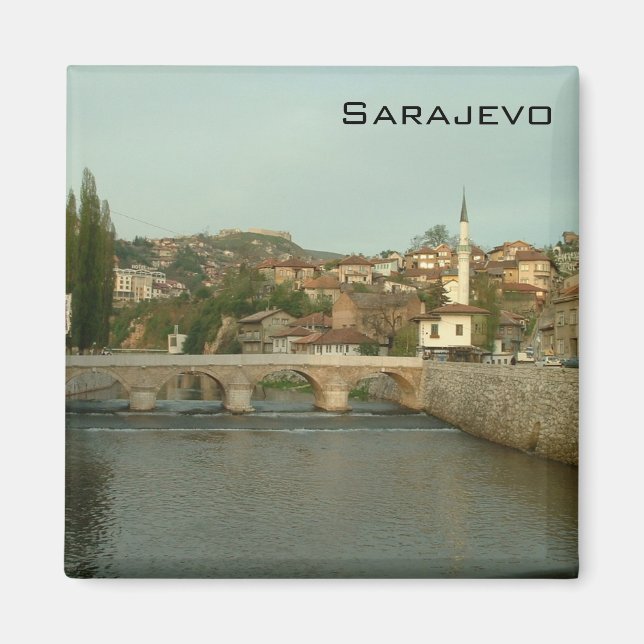Sarajevo - Latin Bridge Magnet (Front)