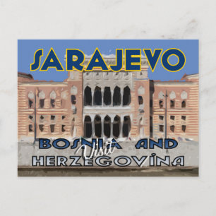 Sarajevo, Visit Bosnia and Herzegovina Postcard