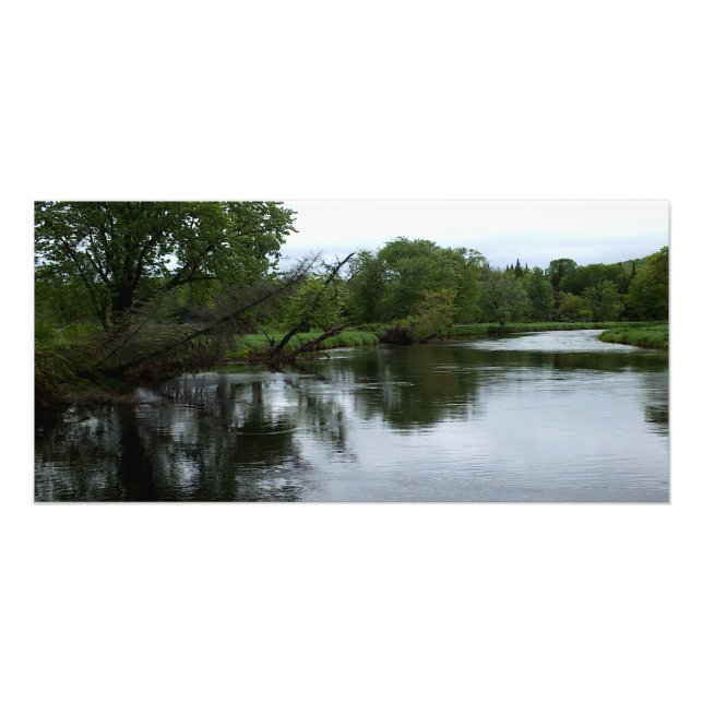 "Saranac River" Photo of Adirondack River & Trees Print (Front)
