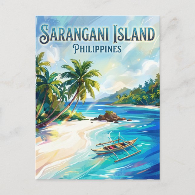 Sarangani Island Philippines Postcard (Front)