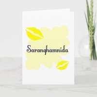 Saranghamnida - Korean I love you