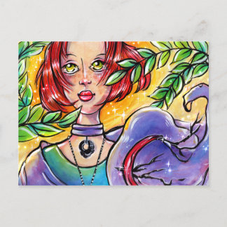 Saraphin Sun Witch Postcard