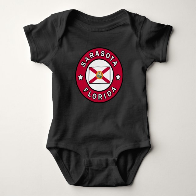 Sarasota Florida Baby Bodysuit (Front)