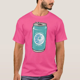 Sarasota Florida Fl Beer Can Soda Pop Can Drinking T-Shirt
