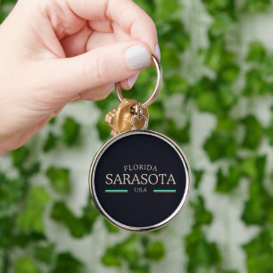 Sarasota Florida Heritage – Midnight Key Ring