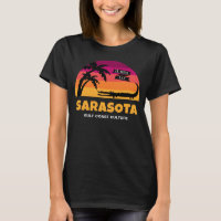 Sarasota Florida Retro Sunset with Alligator