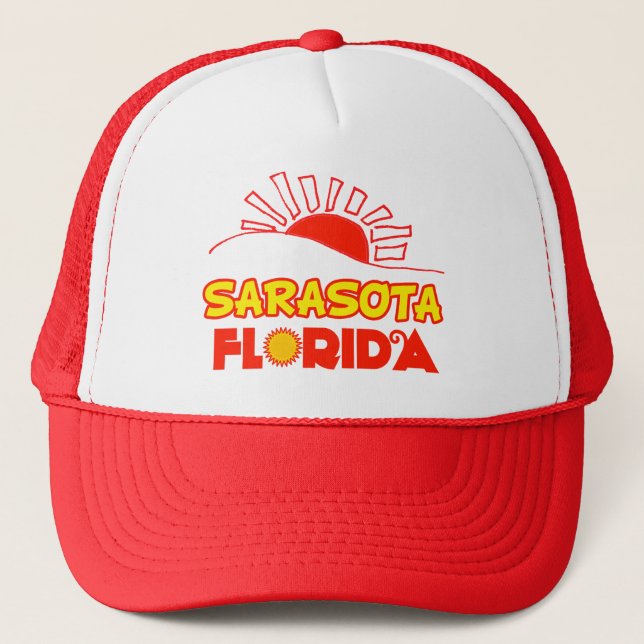 Sarasota, Florida Trucker Hat (Front)