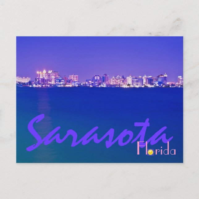 Sarasota, Florida, U.S.A. Postcard (Front)