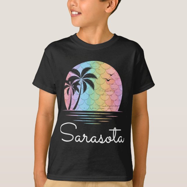 Sarasota Florida Vacation Family Beach Group Gift T-Shirt (Front)