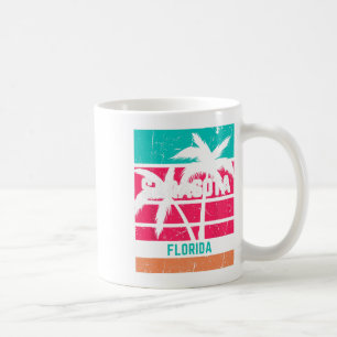 Sarasota Florida Vacation Souvenir Surfing Vintage Coffee Mug