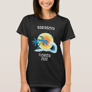Sarasota Florida Vacation Surf Beach Family Trip S T-Shirt