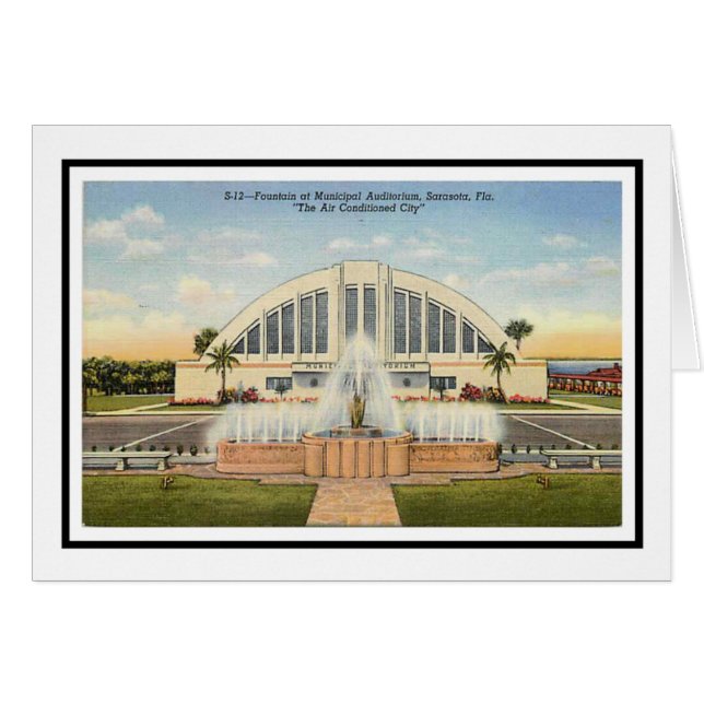 Sarasota's Municipal Auditorium (Front Horizontal)
