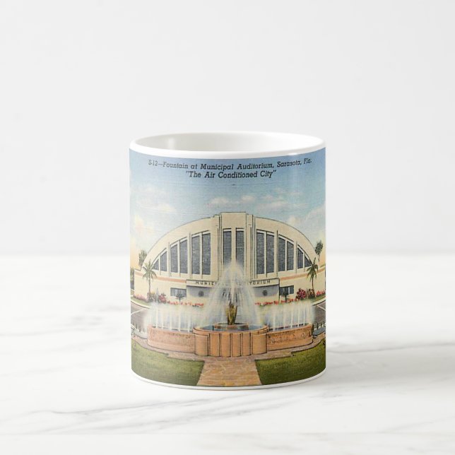 Sarasota's Municipal Auditorium Coffee Mug (Center)