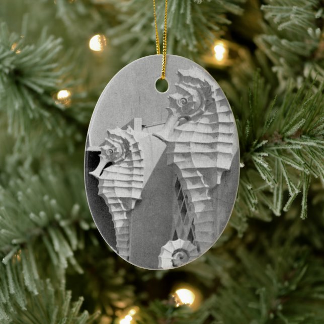 Sarasota's SeaHorses Ceramic Tree Decoration (Tree)