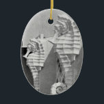 Sarasota's SeaHorses Ceramic Tree Decoration<br><div class="desc">The iconic sea horses of Sarasota,  Florida.</div>