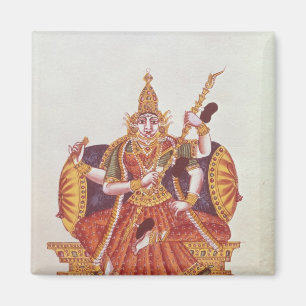 Saratheswathee, hindu goddess of learning magnet