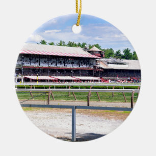 Saratoga Race Course and Clare Court Ceramic Tree Decoration