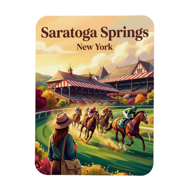 Saratoga Race Course USA Magnet (Vertical)