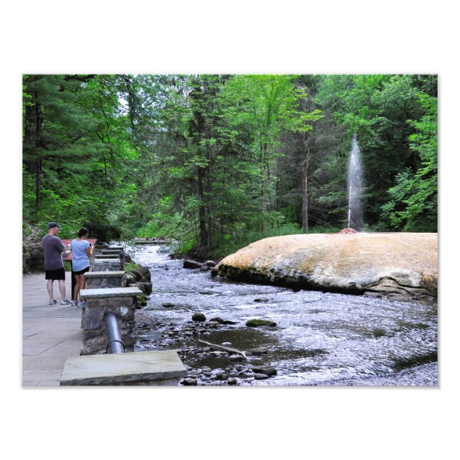 Saratoga Spa State Park-Geyser Creek Photo Print (Front)