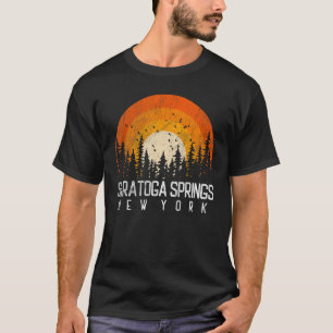 Saratoga Springs New York NY Shirt Retro Vintage 8