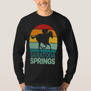 Saratoga Springs New York Toga Horse Racing 3 T-Shirt
